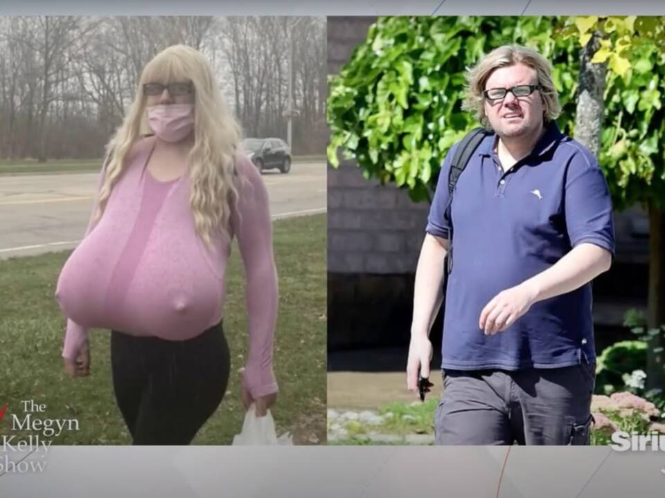 Canadian Shop Teacher with Massive Prosthetic Breasts Arrives at