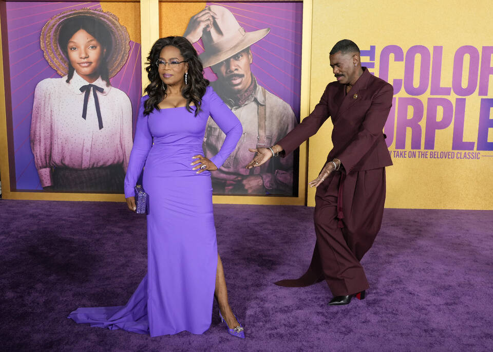 Oprah Winfrey Is Pretty in Purple as She Discusses Recent Weight Loss