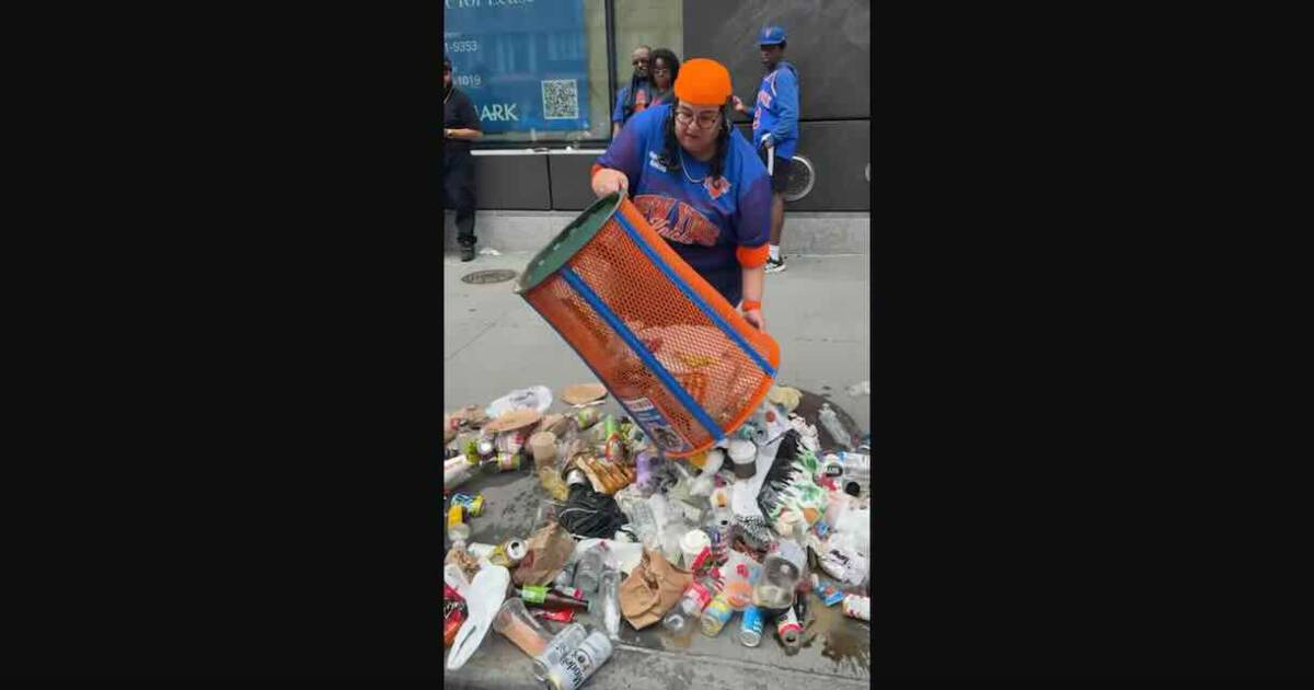 You’ll Never Guess Who Was Behind the Brazen Theft of a Knicks-Themes Trash Can in NYC