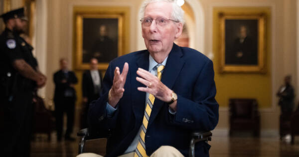Mitch McConnell Returns to Senate After 3-Month Absence and Mounting Speculation About His Health