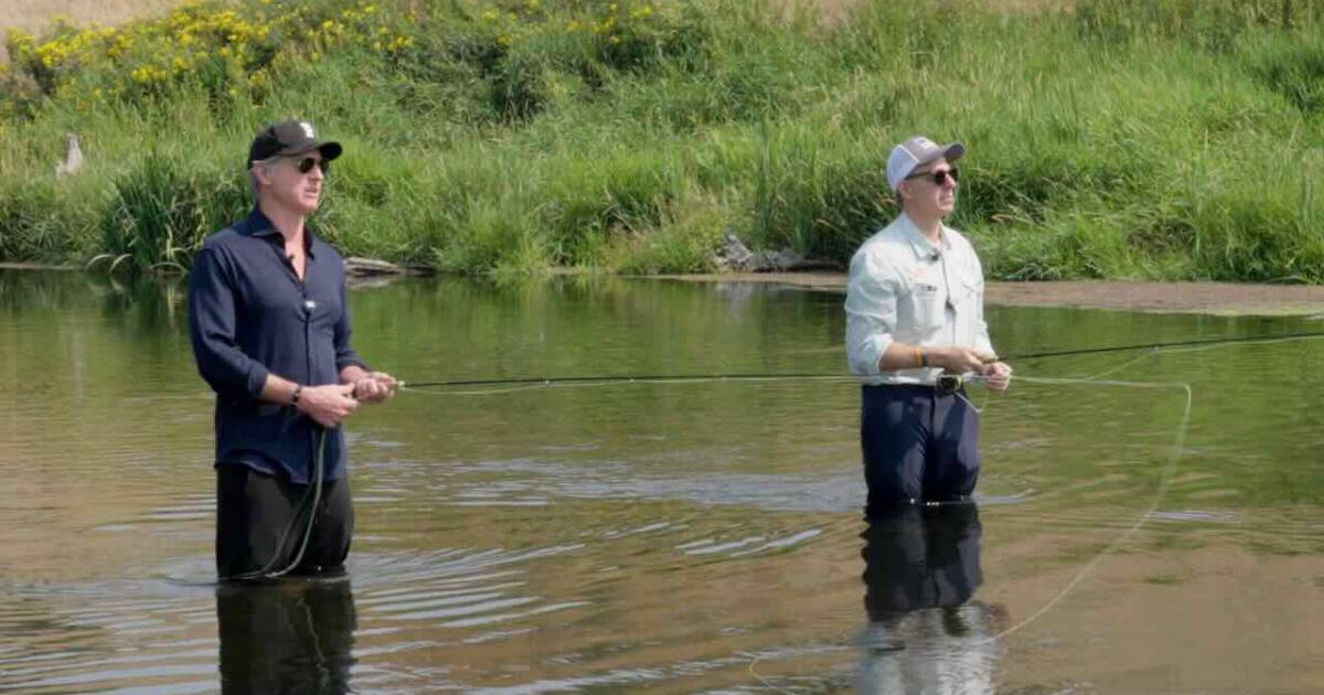 Gavin Newsom Makes Surprise Admission About His 2028 Presidential Ambitions While Fly Fishing with Jake Tapper