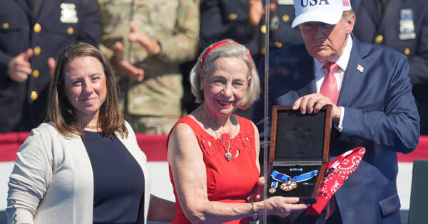 President Trump Honors 9/11 ‘Man in the Red Bandana’ Welles Crowther with Posthumous Medal of Freedom